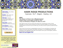 Tablet Screenshot of hawkridgeproductions.com